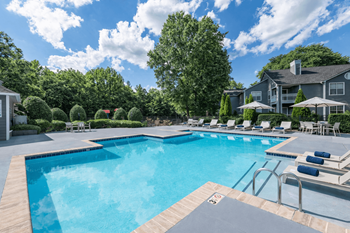 Delta crossing resort-style pool and sun deck